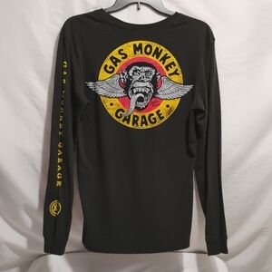 SALE! Gas Monkey Garage Dallas Texas 2017 Long Sleeve Tee Sz.S (BX23)